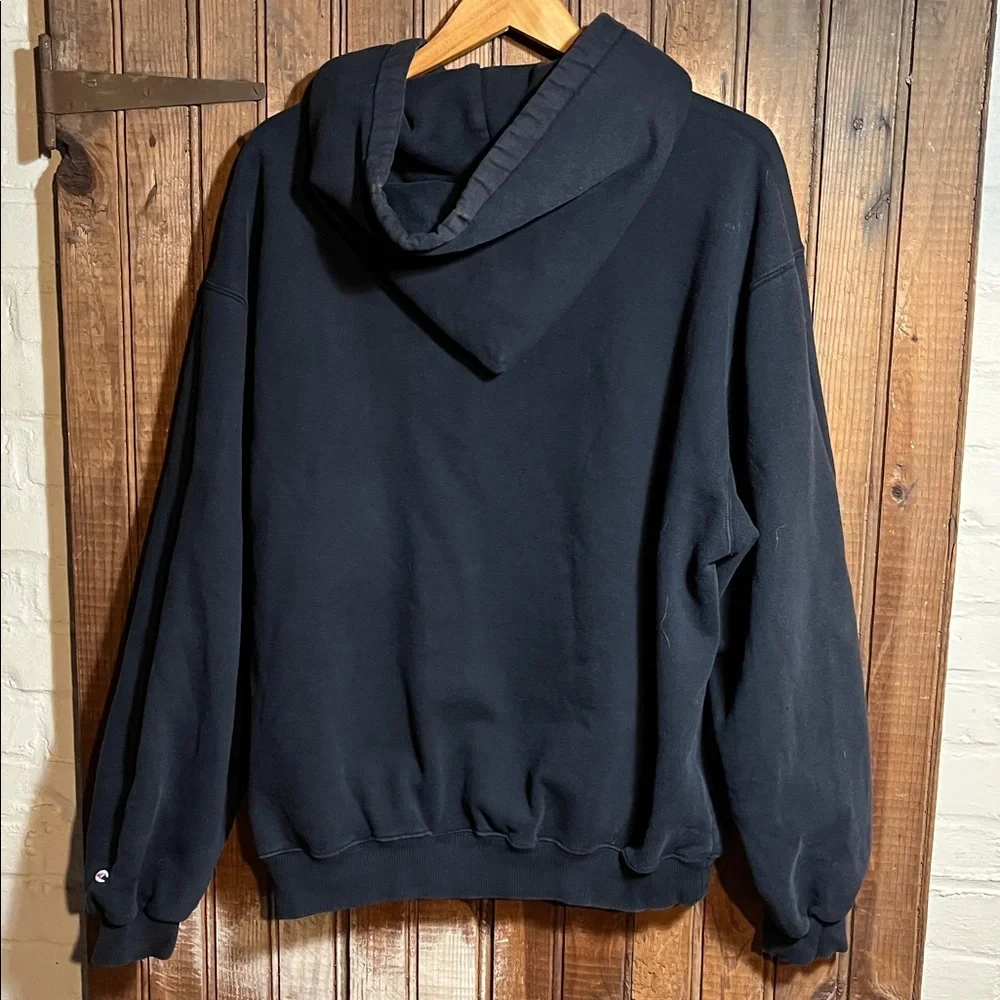 Vintage Champion Men's Dark Hoodie - Picture 5 of 8